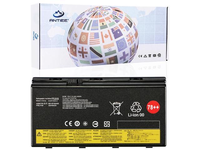 00HW030 SB10F46468 78++ 78+ Laptop Battery Replacement for Lenovo ThinkPad P70 20ER 20ES, ThinkPad P71 20HK Series Notebook 01AV451 4X50K14092...