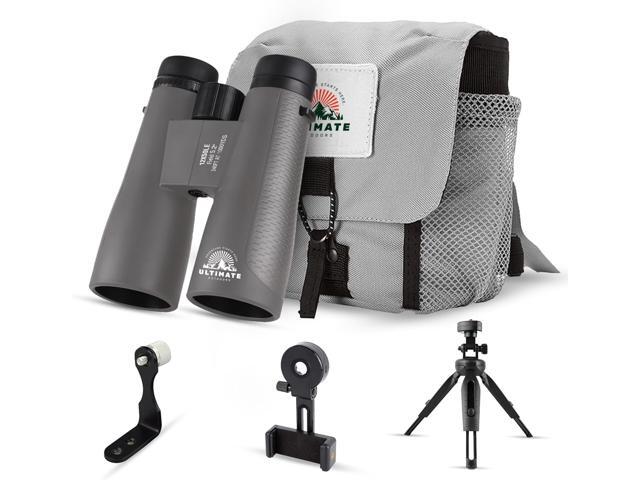 12x50 HD Binoculars for Adults Powerful Waterproof Binoculars with Phone Adapter & Tripod Mount BaK-4 Prism for Bird Watching, Hunting,...