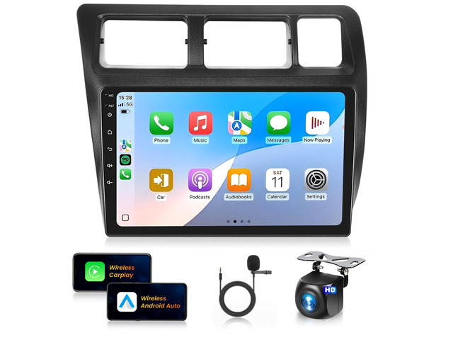 2+64G for Toyota Corolla 1991-1997 LHD Manual AC Car Radio with Wireless Carplay/Android Auto,Android Car Stereo 9 Inch Touch Screen GPS 28UI WiFi...