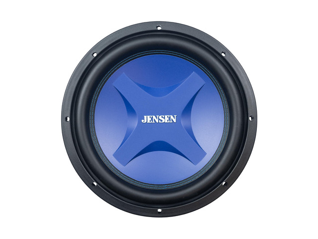 J4W12 High-Performance 12-Inch Subwoofer 1,200 Watts Peak Power Blue Woofer Cone with Double Stitched Rubber Surround Steel Stamped Structure...