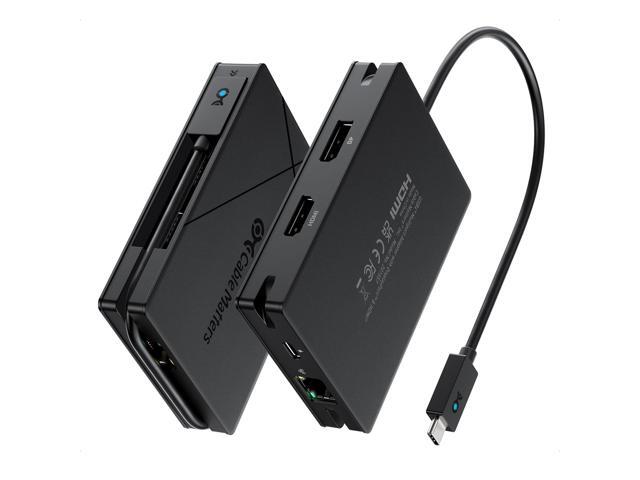 [Designed for Microsoft Surface] 7-in-1 40Gbps USB4 Hub with Dual 4K@60Hz Displays(HDMI & DisplayPort), Single 4K@240Hz / 8K@60Hz, 100W PD (85W...