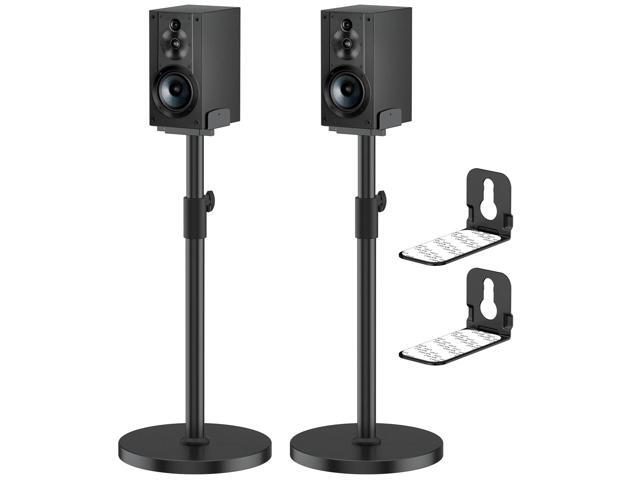 Heavy-Duty Speaker Stands Pair for Sony Speaker Stands SS-CS5/SS-CS5M2/SS-CS8/SA-Z9R with Soundbar Mounts, Adjustable Dual Side Fits for 511'...