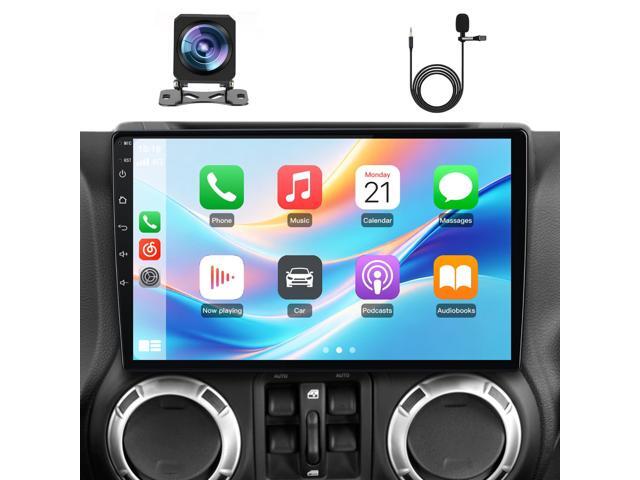 Qualcomm 8Core 64GB Car Radio Stereo Upgrade for Jeep Wrangler JK 2007-2018 Dodge Ram 1500 2500 2009 2010 2011 2012 Grand Cherokee with CarPlay...