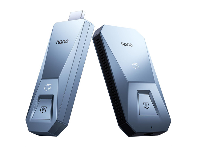 T5 Upgraded Type-C Wireless HDMI Transmitter and Receiver, Ultra 4K Decode Input 4K@30Hz Output, 50M, Plug & Play 2.4G+5.8G and Audio for...