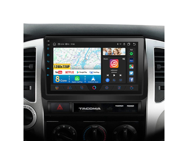 Tacoma Stereo Upgrade Wireless Apple CarPlay Android Auto, 9 inch 8Core Touchscreen Radio Compatible with Toyota Tacoma 2005-2015 with Bluetooth,...