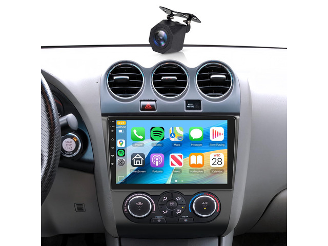 4+64G Car Stereo for Nissan Altima 2008-2012 Wireless CarPlay Car Stereo,9' Android Auto IPS 1280 * 720P Touchscreen,Android Car Radio 32EQ DSP...