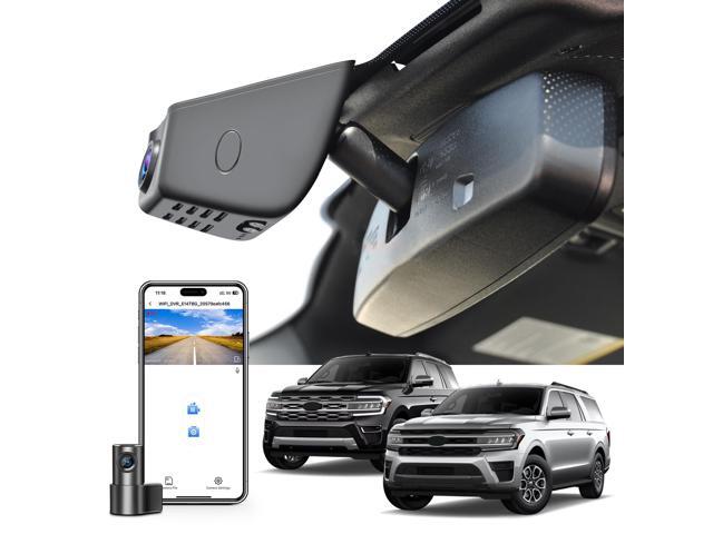 Front 4K & Rear 1080p Dash Cam Custom fit for Ford Expedtion/Expedtion MAX 2018-2026, XLT Limited Timberline King Ranch Platinum, Integrated OEM...