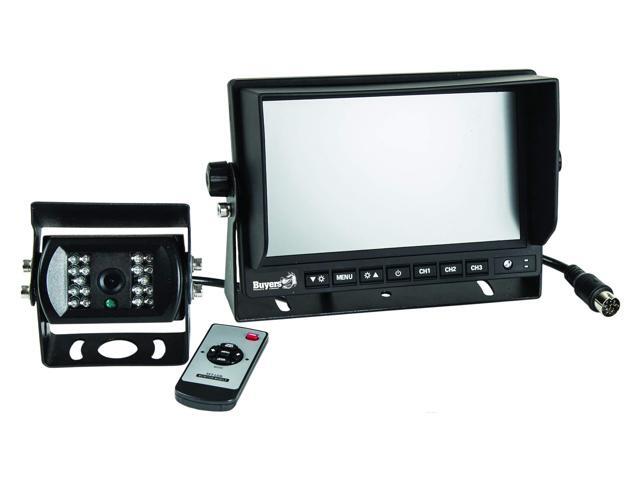 Buyers Products Rearview Backup 7 inch Camera, Rear Vehicle Observation System with Night Vision Monitor Kit for Trucks, RVs, Trailers, Vans and...