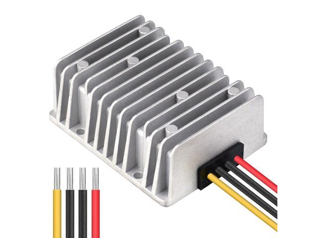DC 8V-40V to 12V 25A Automatic Buck Boost Converter Step Down/Up Regulator Voltage Reducer Converter Waterproof Regulated DC Power Supply for Golf...