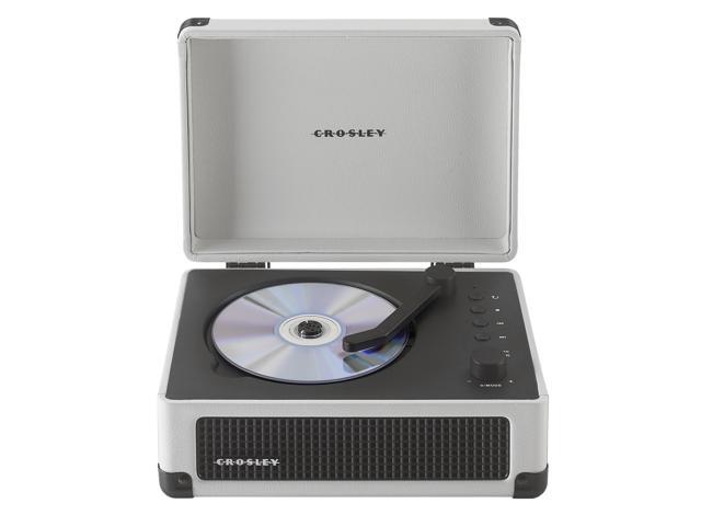 CR3505DP-WF Cruiser Retro Portable CD Player with Stereo Bluetooth Speakers and FM Radio, White Farmhouse