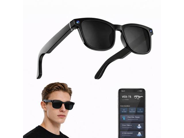 Al Smart Glasses for Women and Men, Smart Glasses with Camera and Bluetooth, Real-Time Translation Glasses with Speakers, 8MP HD Recording Glasses,...