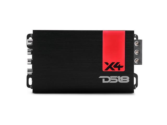 X4 Amplifier 4-Channel Ultra Compact Class D 4 x 70 Watts RMS @ 4-ohm, Stereo Full Range, Car Audio Amplifier, Great Compact Amp for Motorcycle,...