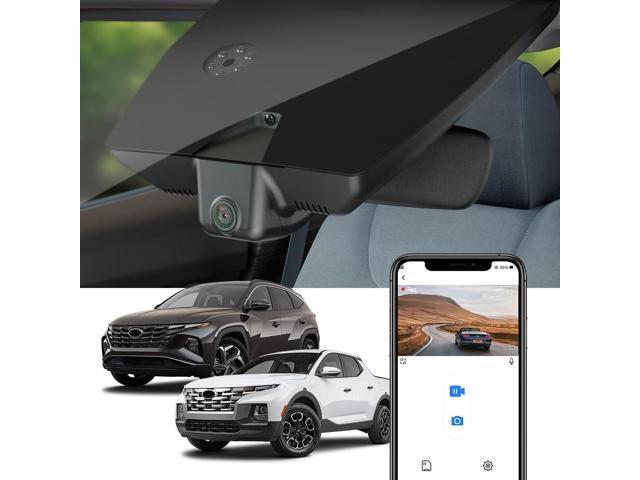 4K Dash Cam Adapts for Hyundai Santa Cruz & Tucson 2022-2026 (Part NO#N9000), OEM Factory Look, UHD 2160P Video, Built-in WiFi & APP, Loop...