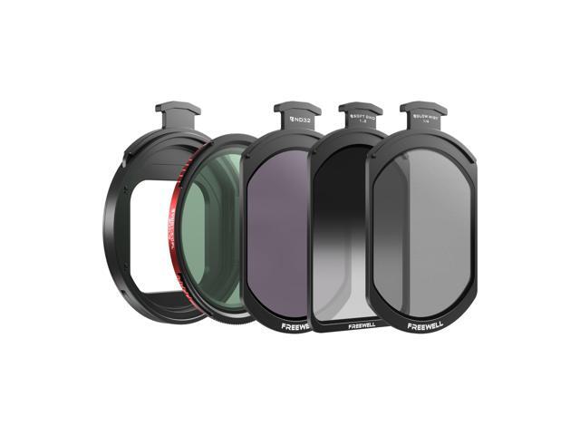 Pro Hybrid Magnetic Filter 1 to 10 Stop Variable ND/CPL with ND32, Soft Gradient 1.2, Black Glow Mist Compatible with iPhone Case & Cage