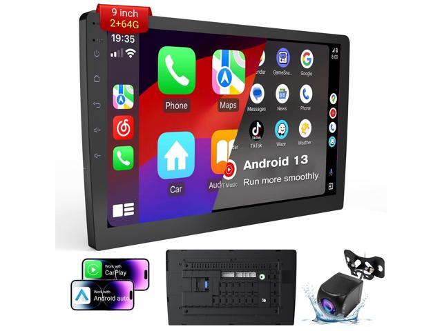 9' Double Din Car Stereo with Wireless Apple CarPlay & Android Auto 9-Inch HD Touchscreen Bluetooth, GPS Navigation, Backup Camera Universal...