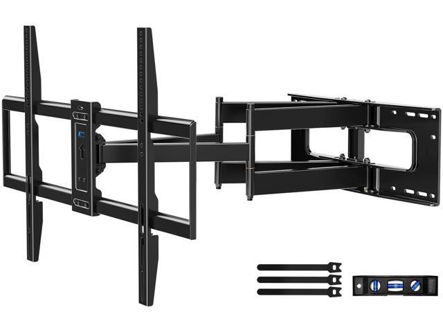 Full Motion TV Mount for 65-120 Inch TVs, Max VESA 900×600mm & 220lbs, Heavy Duty, Long Arm, Swivel, Tilt, Extension TV Wall Mount Bracket for Flat...
