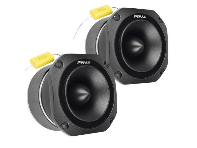 TW700Ti Black 4 Inch Titanium Bullet Tweeter TW700Ti 240 Watts, 8 Ohm Super Tweeter, Built-in Capacitor Pro Audio High Frequency Driver (2 Tweeters)