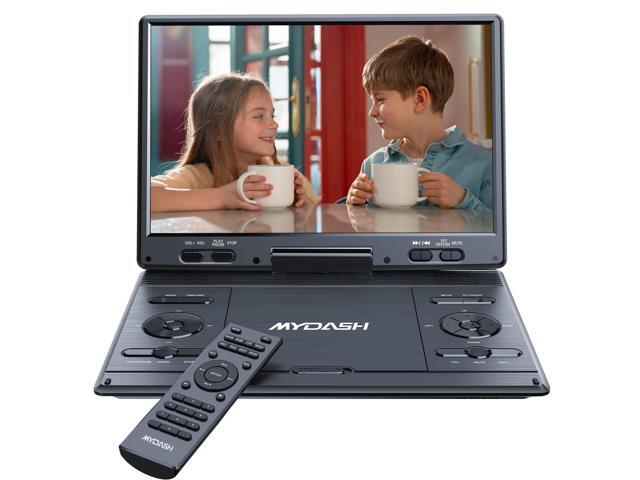 14.9'' Portable DVD Player with 12.5' Swivel Screen Rechargeable Car DVD Player, Portable & Travel, RegionFree Personal DVD Player Portable,...