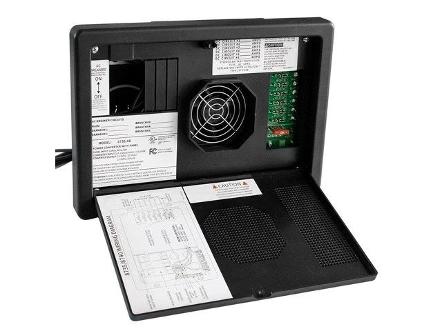 WF-8735-AD Power Converter/Charger, Black wf-8735-P 30 Amp Power Center,30/35 Amp DC Output, WF-8700 Series 30 amp rv Converter Battery Chargers...
