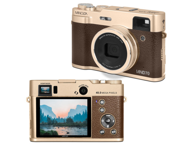 Retro Digital Camera 48MP Autofocus Compact with 5K Ultra HD Video, Rear Selfie Lens, 16x Zoom, WiFi, 2.8-inch LCD Screen, Digital Stabilization,...