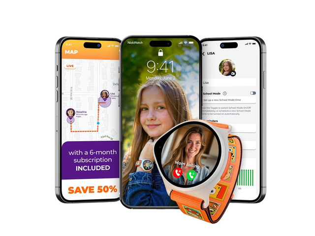 Kids Smart Watch with GPS Tracker Up to 24H Battery Work, SOS, & Parental Controls Smartwatch, Kid Phone Call and Text, Boys & Girls, 4G Smart...