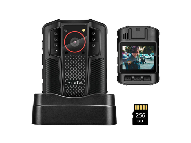 Mini 4K Body Camera with Audio and Video Recording, GPS Bodycam with Ultra Infrared Night Vision and Fast Charging for Police, Law Enforcement and...