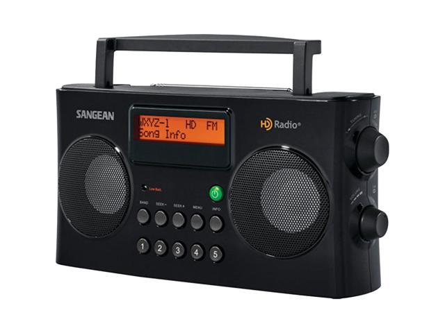HDR-16 HD Radio/FM-Stereo/AM Portable Radio, Black