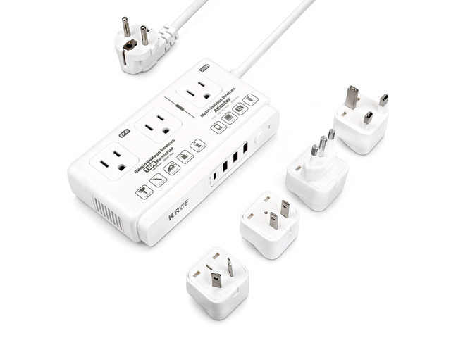 220v to 110v Travel Voltage Converter International Universal Voltage Converter US to Europe Power Transformer, 2000W Electric Step Down Outlet...