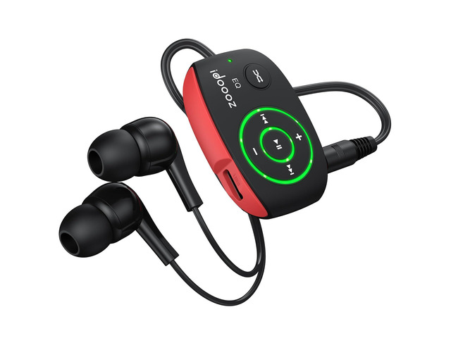 Clip MP3 Player with LED Light, 8GB X2 Mini MP3 Music Player Clip-On MP3 Player With Shuffle and Loop Playback for Sports, Gym, Jogging, Running,...