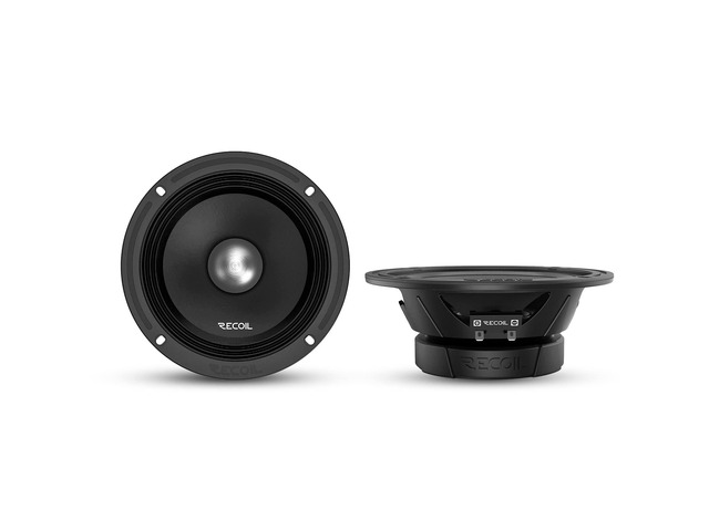 MS65-4P 6.5-Inch Midrange Pro Audio Car Speakers Door Speakers Premium Quality 600 Watts Max Pair 4Ohm, 1.5-Inch High Temperature Kapton Voice Coil
