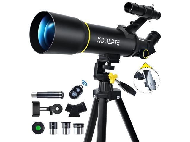 70mm 400mm Telescope for Kids & Beginners, 20X-200X AZ Mount Kit 70mm 400mm telescope for kids and beginners; anti-reflection optics, 20X-200X...