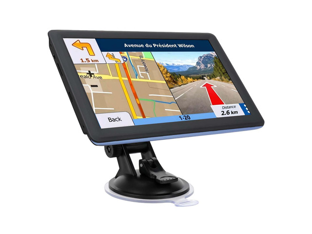 GPS Navigator for Car Truck RV, 7-Inch Portable GPS for Car with 2026 Maps Free Updates, Voice-Guided Turn Directions, Speed Camera Alerts, Custom...