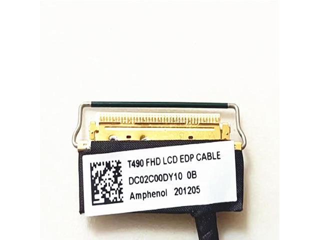 For T490 screen cable T14 P14S 01YT382 02HK974 DC02C00DY20 DC02C00DY10