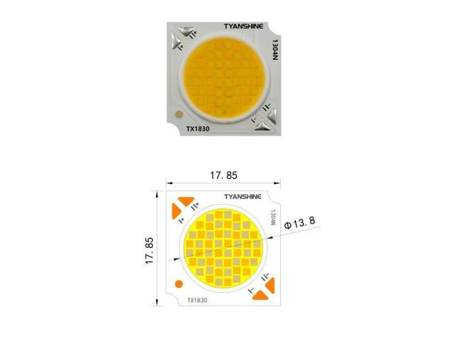 TX-1830SW 17.85mm CCT Tunable COB LED 40W CRI90+ High Power Light Source for Stage Lighti