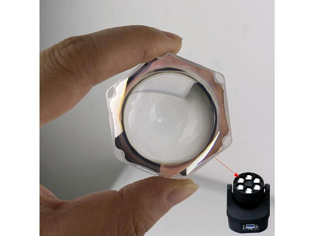 4pcs/lot LED Mini Bee Eye Led Moving Head Light Beam 6x15W Len Spare Part Replacement