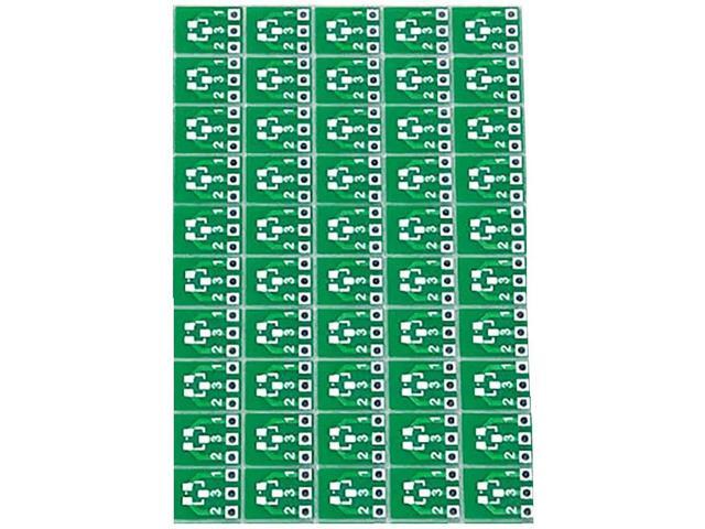 50Pcs SOT23 SOT23-3 Turn SIP3 Double-Side SMD Turn DIP SIP3 Adapter Converter Plate SOT SIP IC Socket PCB Board DIY Kit