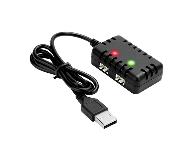 2S 7.4V 2-In-1 Charger with XH-3P Connector Plug for AX24 SCX24 UTB18 SCX24 RC Cars & Trucks,7.4V 2S Lithium Batteries