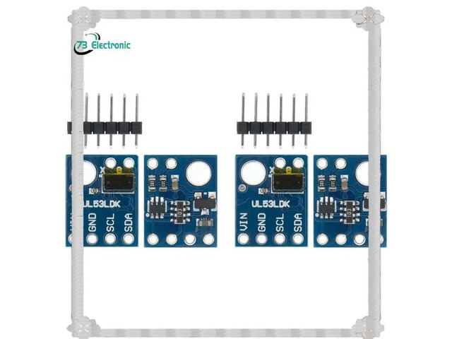 2X VL53L0X Time-Of-Flight (Tof) Ranging Sensor Breakout 940Nm GY-VL53L0X V1/V2 Distance Module I2C IIC GY-530 3