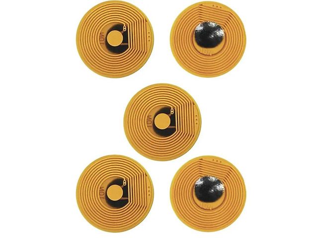 RFID FPC Tag 10Mm Diameter NXP NFC213 Mini Card 13.56Mhz High Temperature Anti-Fake Anti-l Passive RF C