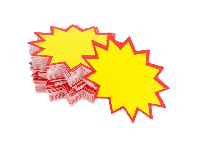 100Pcs Blank Price Tags Small Retail Signs Paper Price els for Supermarket Tags Pricing els for Store Display