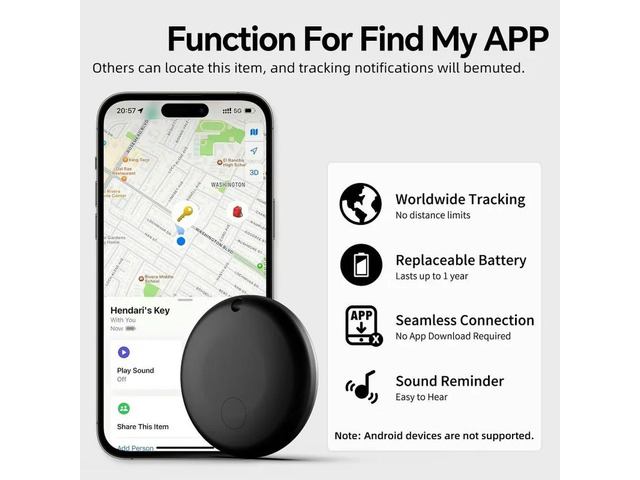 Bluetooth Anti-Loss Tracker For Kids And Elderly-For IOS, For Android, Lightweight Design