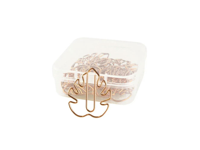 10Pcs Cartoon Tortoise Leaf Paper Clips Creative l Clips for Photo Note Bookmark Office School Use Rose Gold