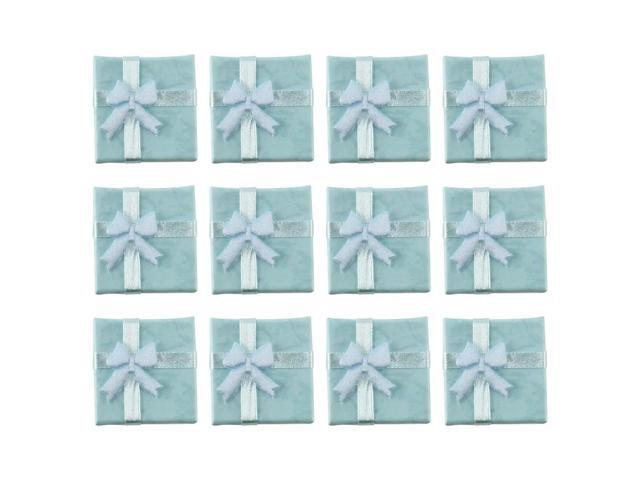 12pcs BlueJewelry Ring Earrings Bangle Gift Boxes Cutely Small Gift Box