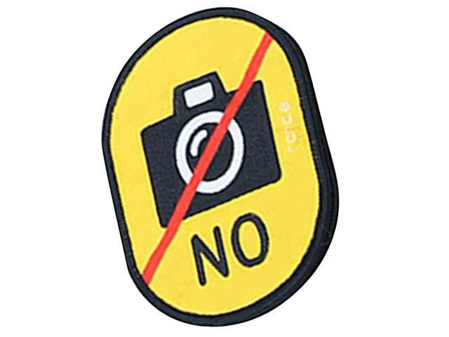 No Photographing Sign Leash Sticker Tape Bright Color Dirt Resistant Hook Loop Fastener Warning el for Puppy Dog