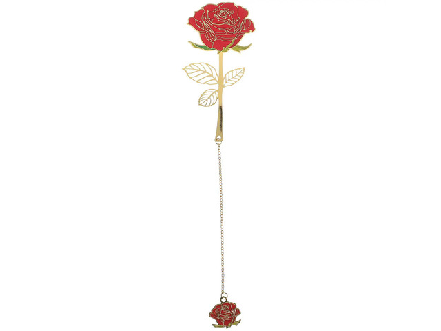 Rose Iron Vintage Style Bookmark Lightweight Reading Page Marker Decorative Bookmarks for Women Writers Students