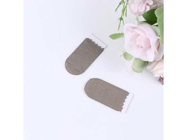 5Pcs Finger Sleeves for Phone Game Antislip Breathable Silver Fiber Thumb Covers Sweatproof Screen Touch Gaming Accessories