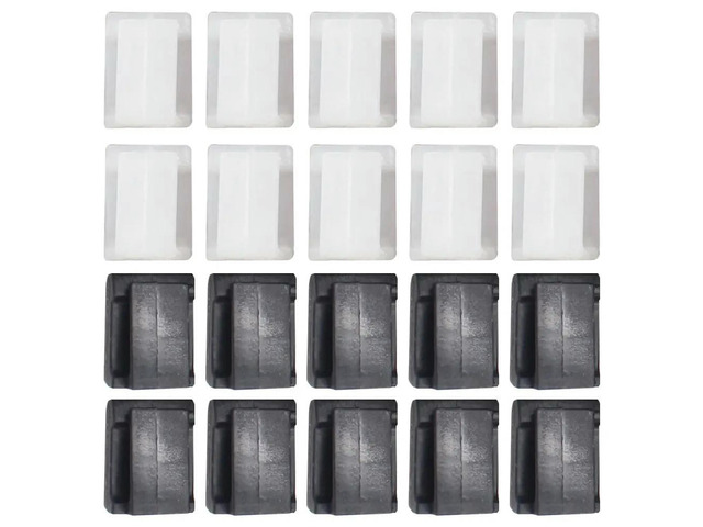 100Pcs Self Adhesive Cable Tie Holders Multi-Purpose Wire Clamps for Secure Cord Management in Home Office Car Trailer Outdoor