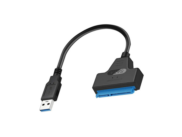 USB 3.0 to Iii Adapter Cable for 2.5 Inch SSD Hdd Fast 600Mbps Transfer Plug and Play Easy Data Cable