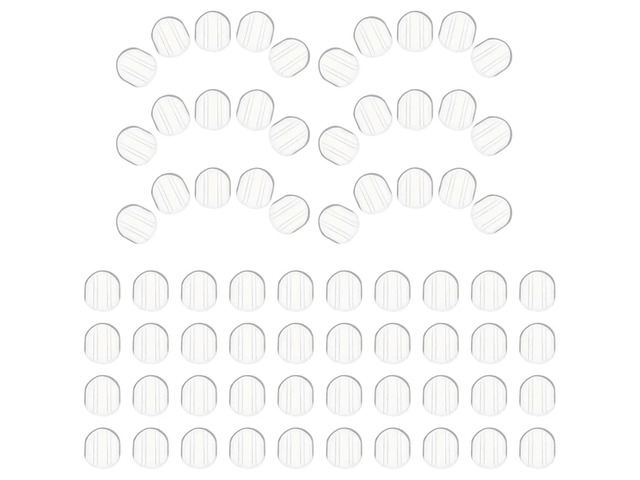 100Pcs Clip on Earring Backs Silicone Earring Cushions for Studs Ear Clip Pads Nonskid Secure Fit Jewelry Making Supplies