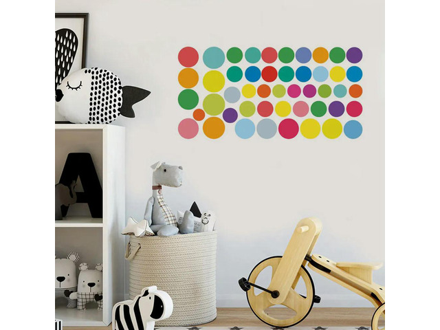 1Set Round Dot el Stickers Colorful Adhesive Paper Gift Tags Easy Remove No Residue Ideal for Party Decor Writing els Gift